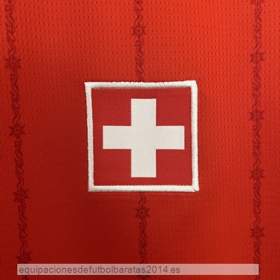 Nuevo Tailandia 1ª Camiseta Suiza 2024 Rojo Baratas
